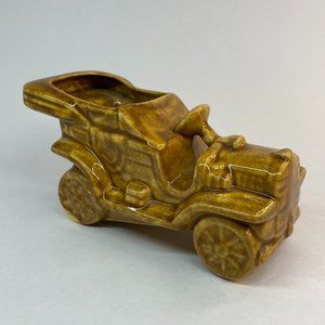 MCM Goldammer Ceramics Mustard Ceramic Car Jalopy Planter